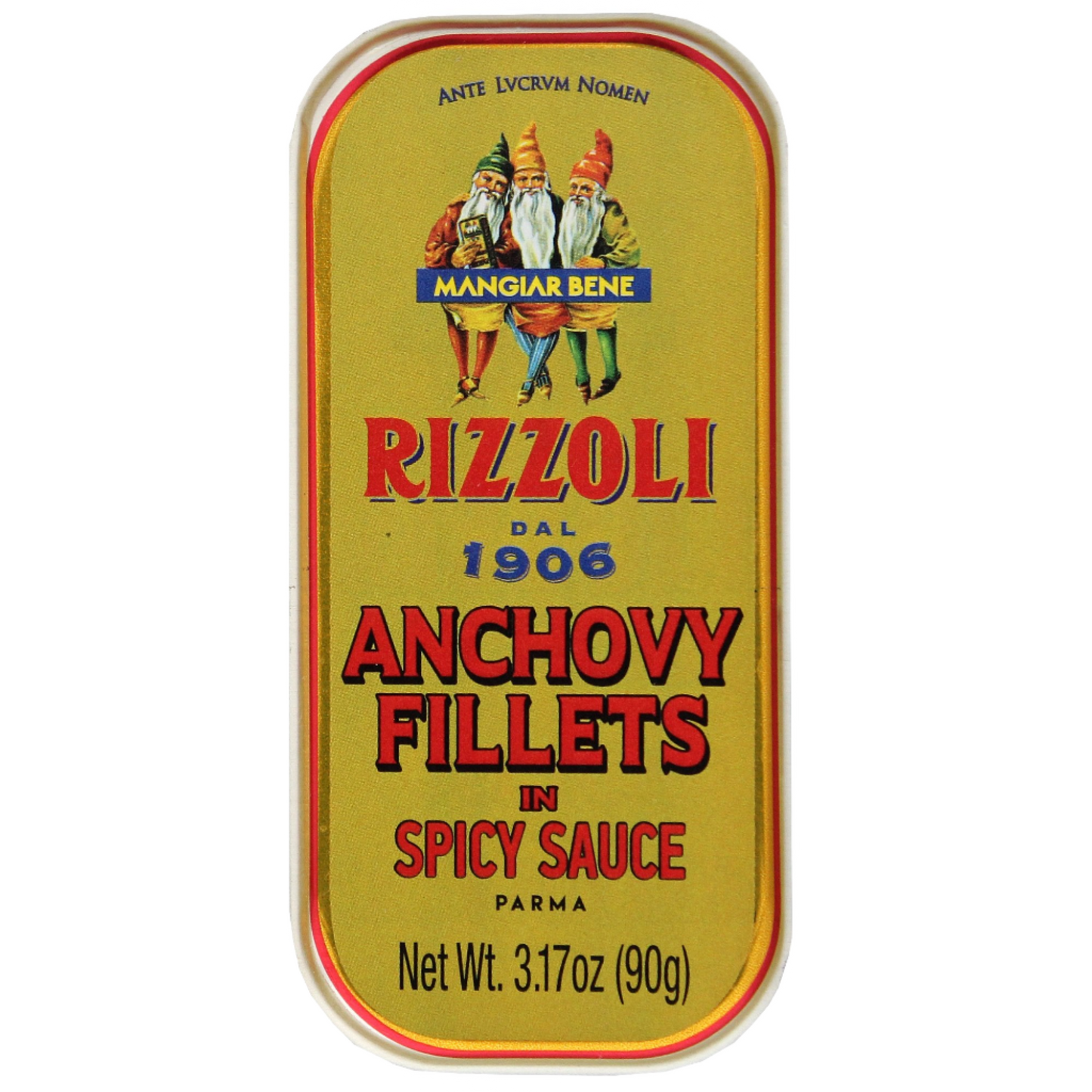 Anchovy Fillets in Spicy Sauce - tin - 3.17oz (90gm)
