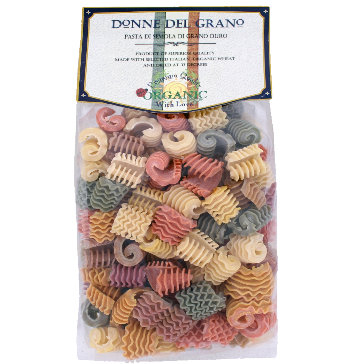 Organic Morels "Spugnole" Colored Pasta, 17.6oz (500gm)