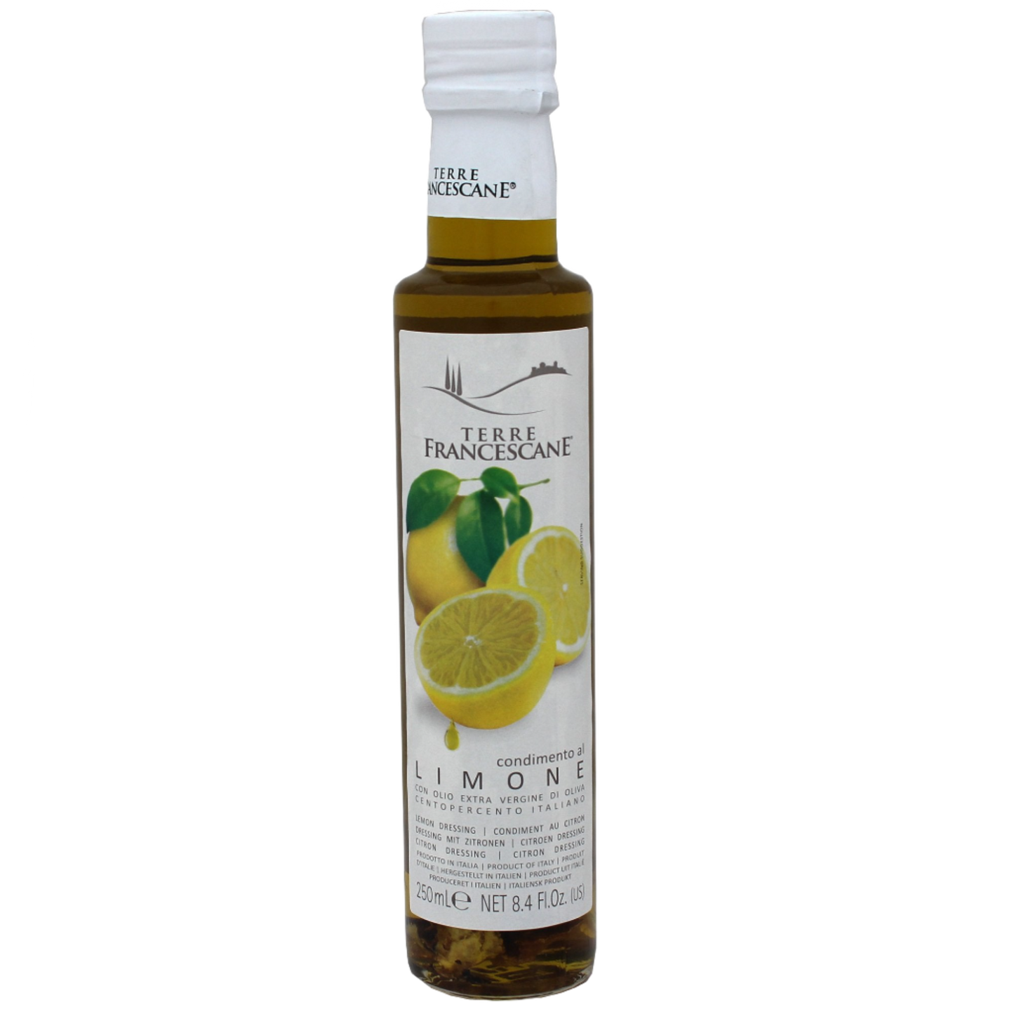 Lemon Infused Extra Virgin Olive Oil, 8.5oz (250ml)