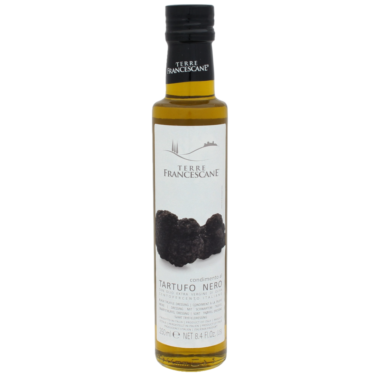 Black Truffle Infused Extra Virgin Olive Oil, 8.5oz (250ml)