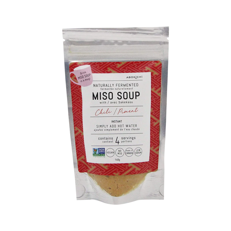 Abokichi Miso Soup with Chili, 5oz