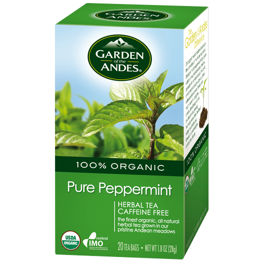 Peppermint Organic Tea, 20 bags/box