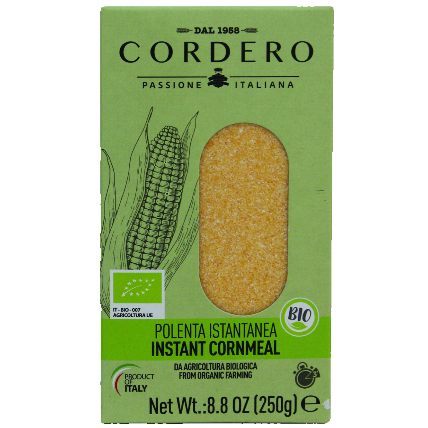 Organic Instant Polenta, 8.8oz (250gm)