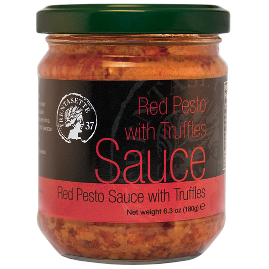 Red Pesto Sauce with Truffles, 6.35oz (180 gm)