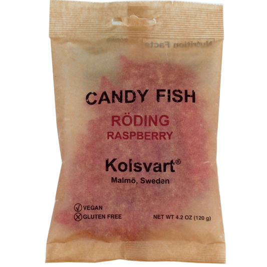 Raspberry Swedish Fish - 4.2oz (120gm)