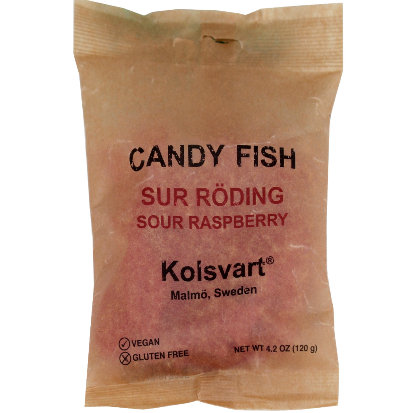 Sour Raspberry Swedish Fish - 4.2oz (120gm)