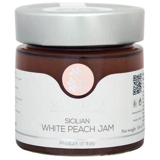 White Peach Jam, 8.8oz (250gm)