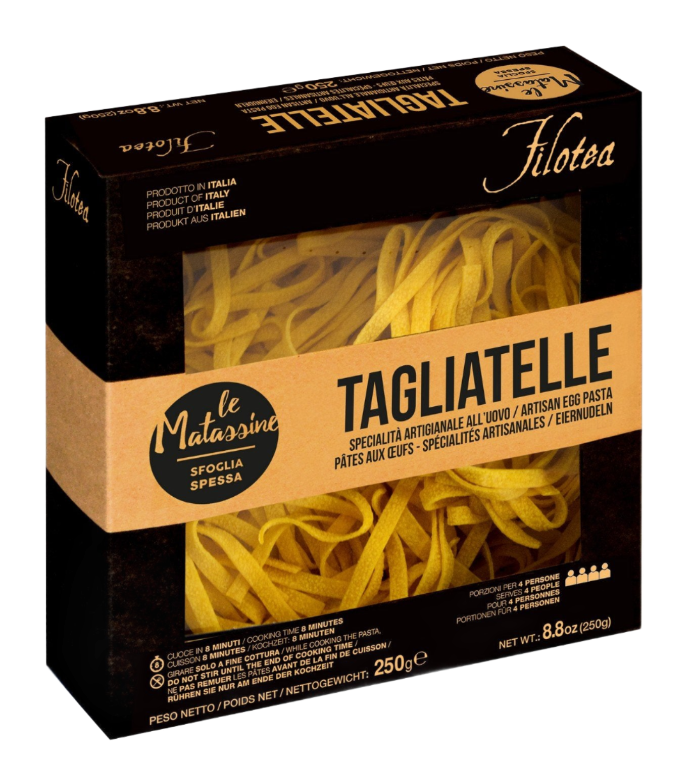 Tagliatelle Nests Egg Pasta, 8.8oz (250gm)