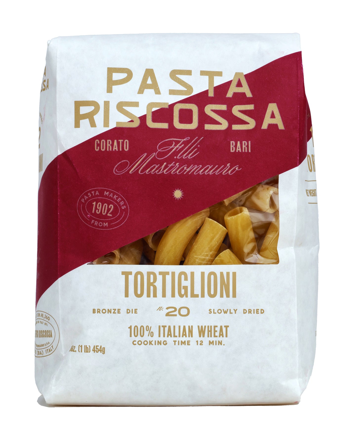 Riscossa Tortiglioni 100% Italian Wheat