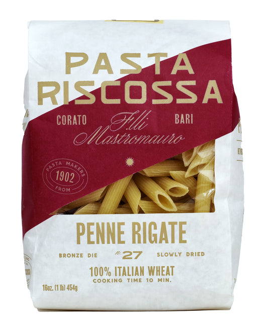 Riscossa Penne Rigate 100% Italian Wheat