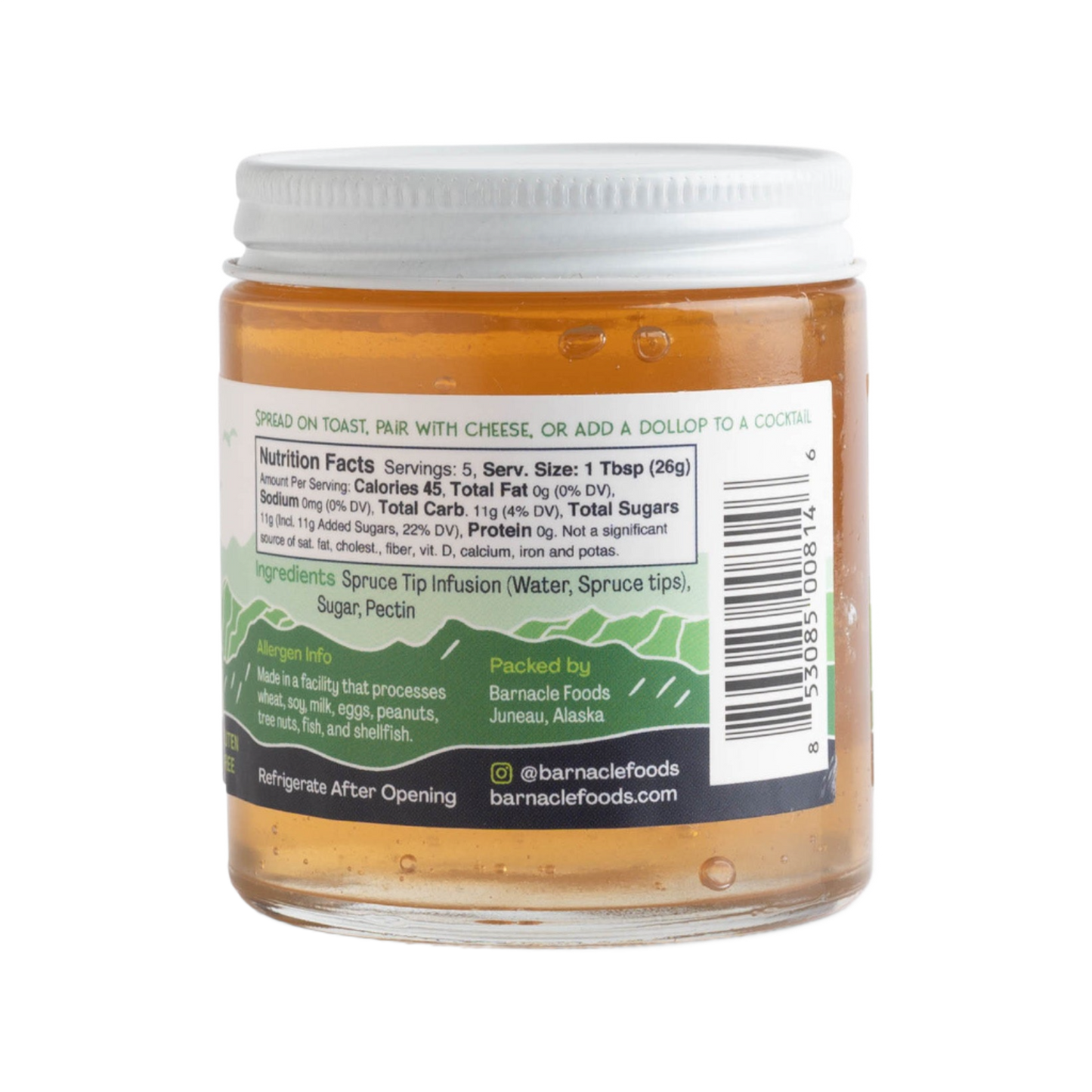 Alaskan Spruce Tip Jelly - 4.6oz (130g)