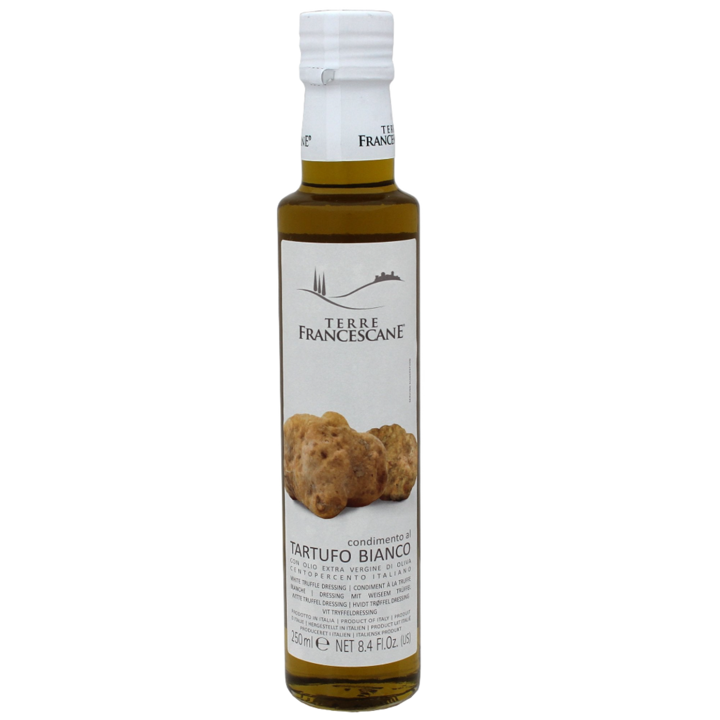 White Truffle Infused Extra Virgin Olive Oil, 8.5oz (250ml)