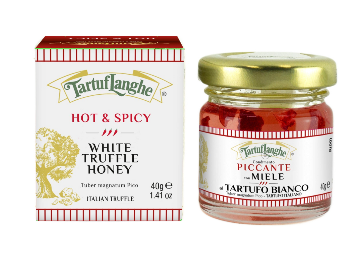 Hot & Spicy - White Truffle Honey (T. magnatum Pico) - 1.41oz (40g)
