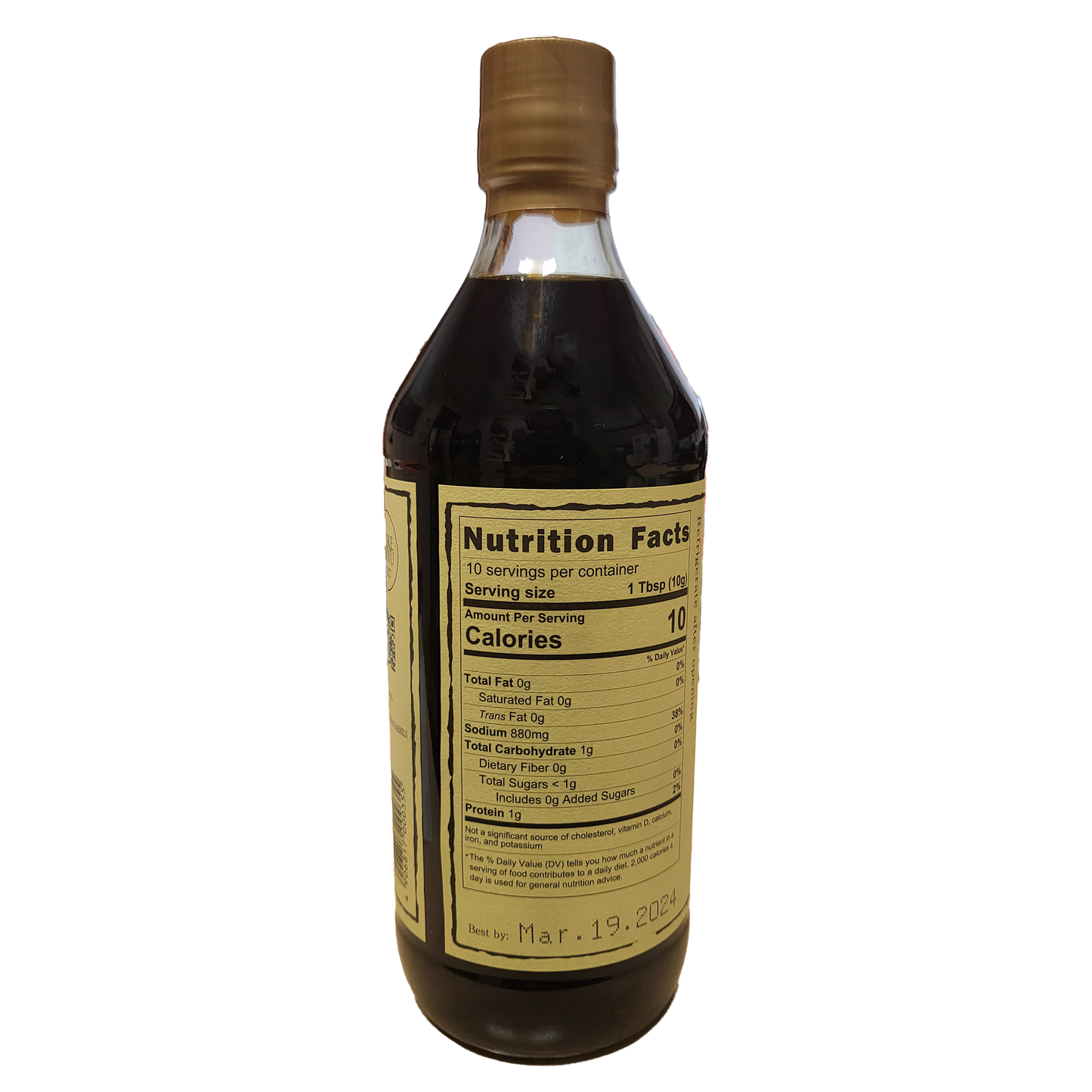Soy Sauce aged up to 1yr (Usukuchi) - 16.9oz (500ml)