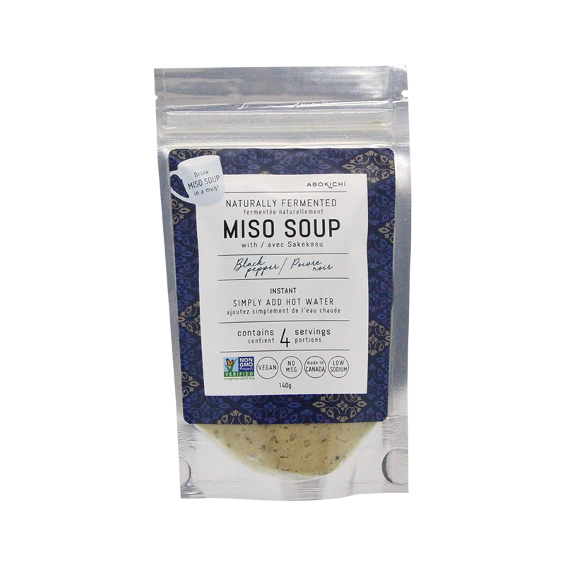 Abokichi Miso Soup with Black Pepper, 5oz