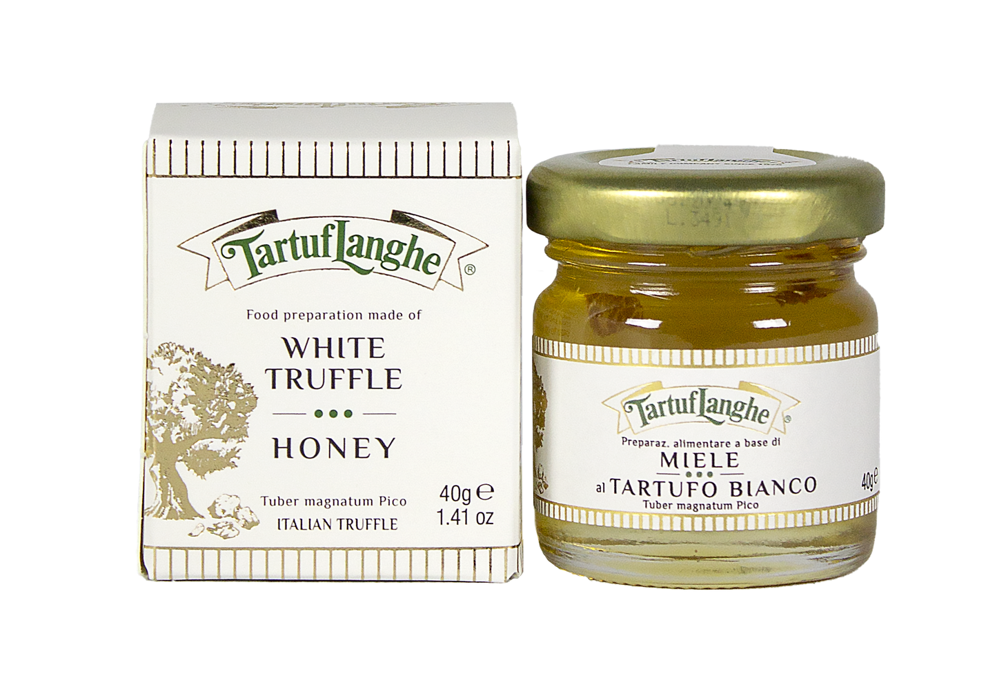 Acacia Honey w/ White Truffle Slices (T.magnatum Pico) - 1.41oz (40g)